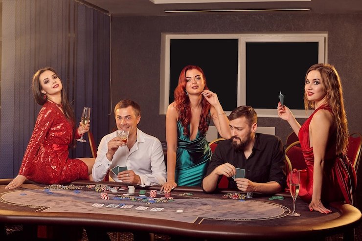 Baccarat dealer at megagacor login live studio, dealing cards across the felt.